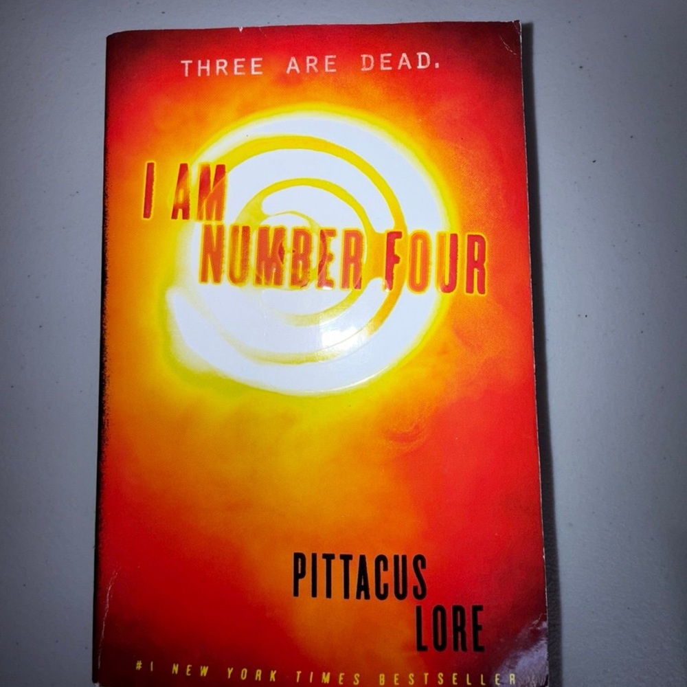 I am Number Four Black and Red Cover